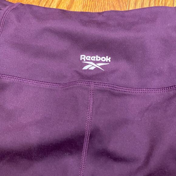 Reebok Athletic Leggings Purple‎ Medium - Picture 4 of 6